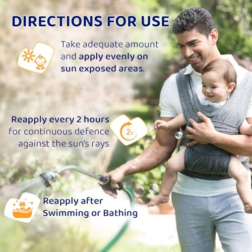 Chicco Baby Moments Mineral Sun Cream SPF 50 for Babies, 75g| 100% Mineral Sunscreen | PA++++ | UVA and UVB Protection | Phenoxyethanol, Parabens & Lauryl Sulphates Free - Image 4