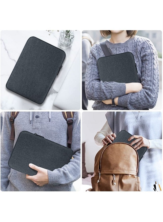 موكا حقيبة حمل MOCA 9 إلى 11 بوصة تناسب iPad air 5 10.9" 2022، iPad Pro 11 2021-2018، iPad 9/8/7th Gen 10.2، iPad Air 4 10.9/Air 3 10.5، Tab S8 11"/Tab A 10.1 (27x20cm) (رمادي فضائي) - Image 4