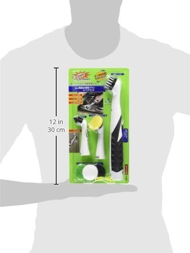 JIC Sonic Scrubber – Super Electric Cleaning Brush | 3 Heads & 4 Multi-Firm Pads to Scrub, Polish & Clean Tile, Grout, Kitchen, Bathroom & More | Water-Resistant | Well-Loved in Japan - Image 3