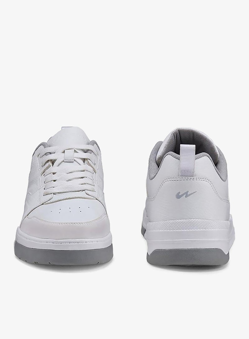 CAMPUS Men’s White Casual Sneakers – Sleek Everyday Design Shoes with Durable Outsole - Image 3