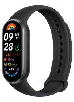 hour Smart Band 9 Midnight 1.62'' AMOLED display  Touchscreen Multisport Tracker Activity Tracker Heart Rate Monitor  Bluetooth connectivity Latest version(Black)