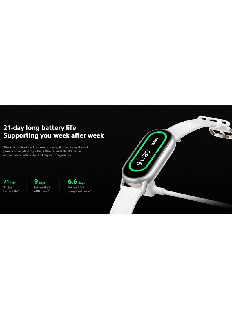 REBENUO - hour Smart Band 9 Midnight 1.62'' AMOLED display  Touchscreen Multisport Tracker Activity Tracker Heart Rate Monitor  Bluetooth connectivity Latest version(Black) - Image 1