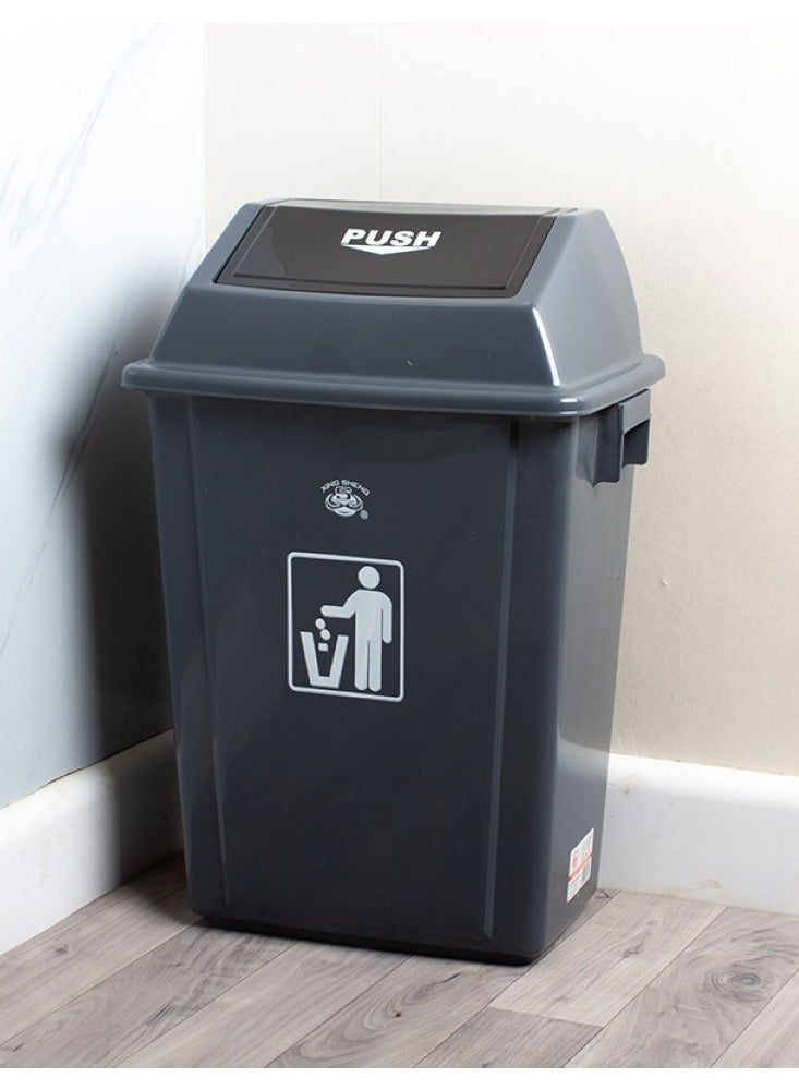 المفرج سلة مهملات رمادي 40 لترات - Image 2