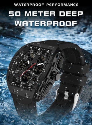 SANDA Men Watches Military Sports Quartz Electronic Watch Waterproof Watch Man Double Display Digital Wristwatch Date Male Clock - view 4