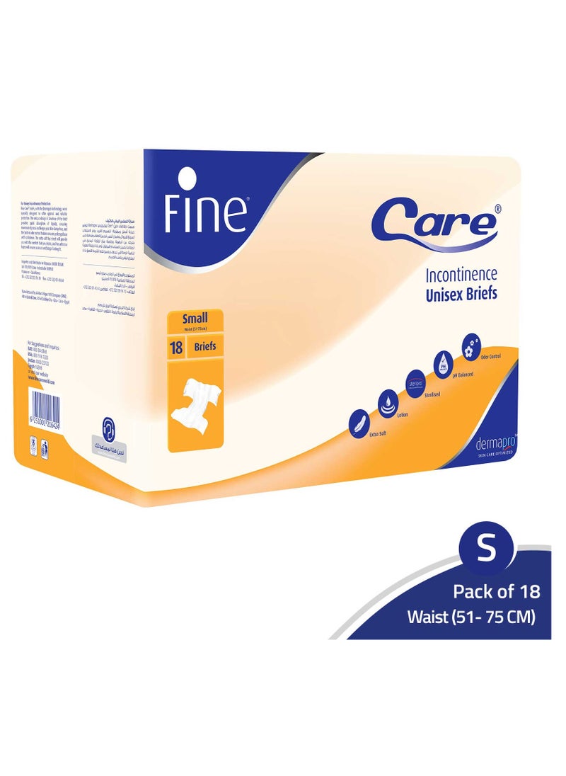 Fine Active Care Adult Diapers Size Small 18 Diaper By Fine Papyrus 