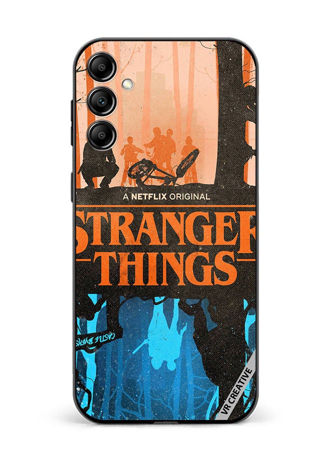 VR CREATIVE Protective Case Cover For Samsung Galaxy M14 Stranger Things Design Multicolour - Image 1