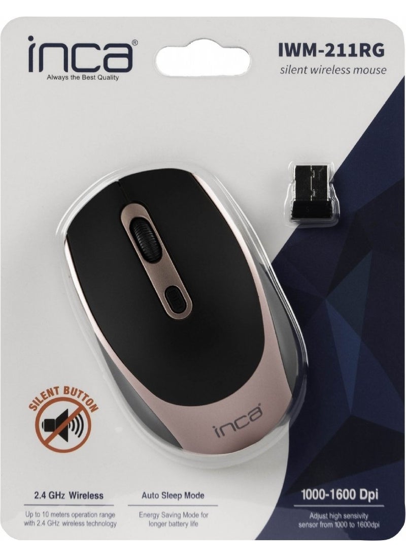 IWM-211RG 1600 Dpi Silent Wireless Mouse Rose Gold - pzsku/Z493BC7B4075172D1EAE2Z/45/_/1730729769/66a146f4-2b34-4d4e-8317-b1bf49c9e61a