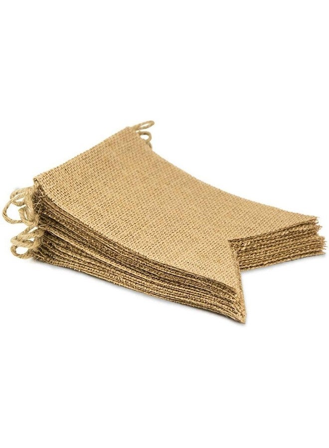 Lify Burlap Banner, Perfect DIY Party Decoration (15, Brown)