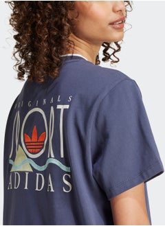 adidas Originals Graphic Adidas Sports Loose 3 Stripes T-Shirt  - Image 3
