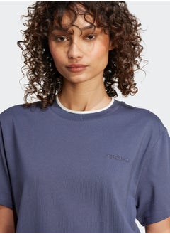 adidas Originals Graphic Adidas Sports Loose 3 Stripes T-Shirt  - Image 4