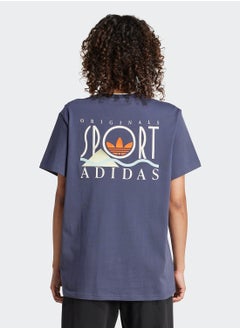 adidas Originals Graphic Adidas Sports Loose 3 Stripes T-Shirt  - Image 2