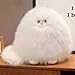 PEACH CAT Fat Cat Stuffed Animal 118 Big Kitten Plushies Cute Plush Toys Birthday Gifts for Kids White - Image 2