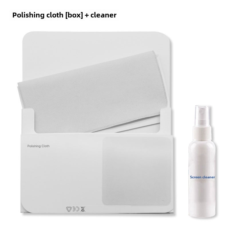 Generic Ultrafine Fiber Polishing Cloth for Apple Devices Double layer-polishing cloth [box] cleaner 