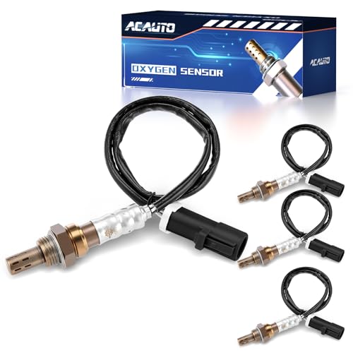 ACAUTO 4Pcs 15717 Oxygen O2 Sensor Upstream Downstream Fit for Ford F-150 F250 F350 Ranger Escape Explorer Mustang Foucs Expedition Mazda Lincoln Jaguar Mercury Aston Martin 15716 15718 - Image 1