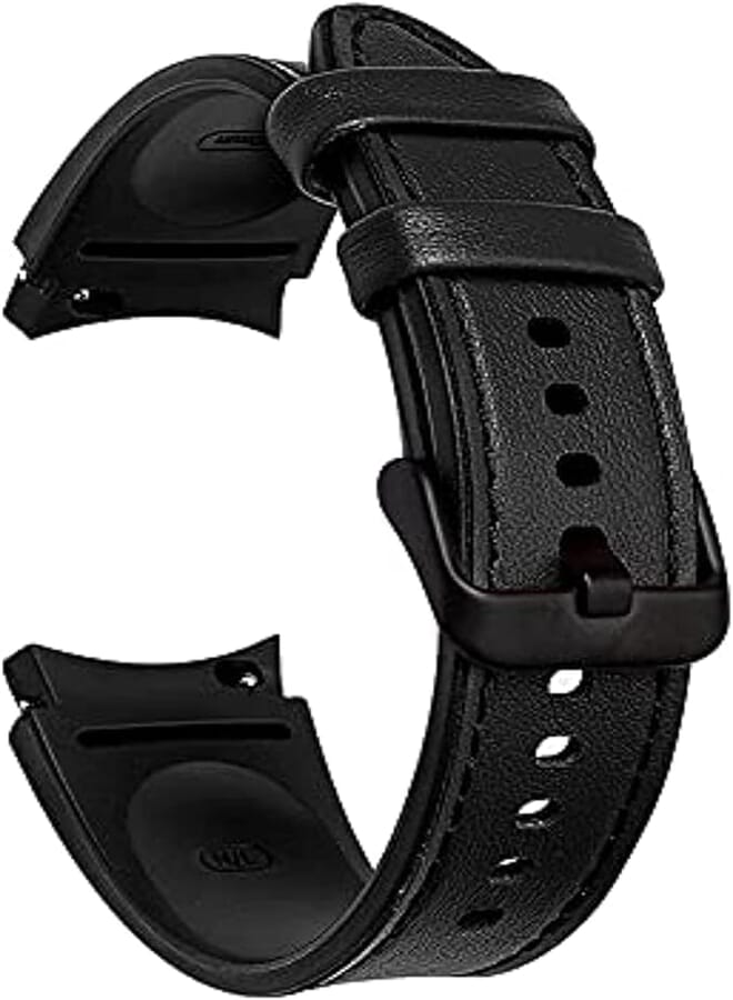 Next store Silicone Leather Replacement Band Compatible with Samsung Galaxy Watch 5 Pro 45mm | Watch 5/4 44mm 40mm