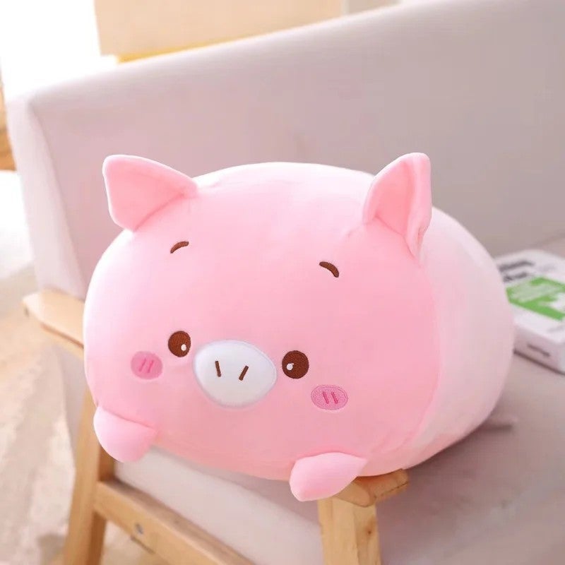 Y&D 20cm Soft Plush Stuffed Animal Toy - Cute Panda & Pig Mini Throw Pillow, Affordable Cuddly Plush Doll for Kids and Home Decor - Image 1
