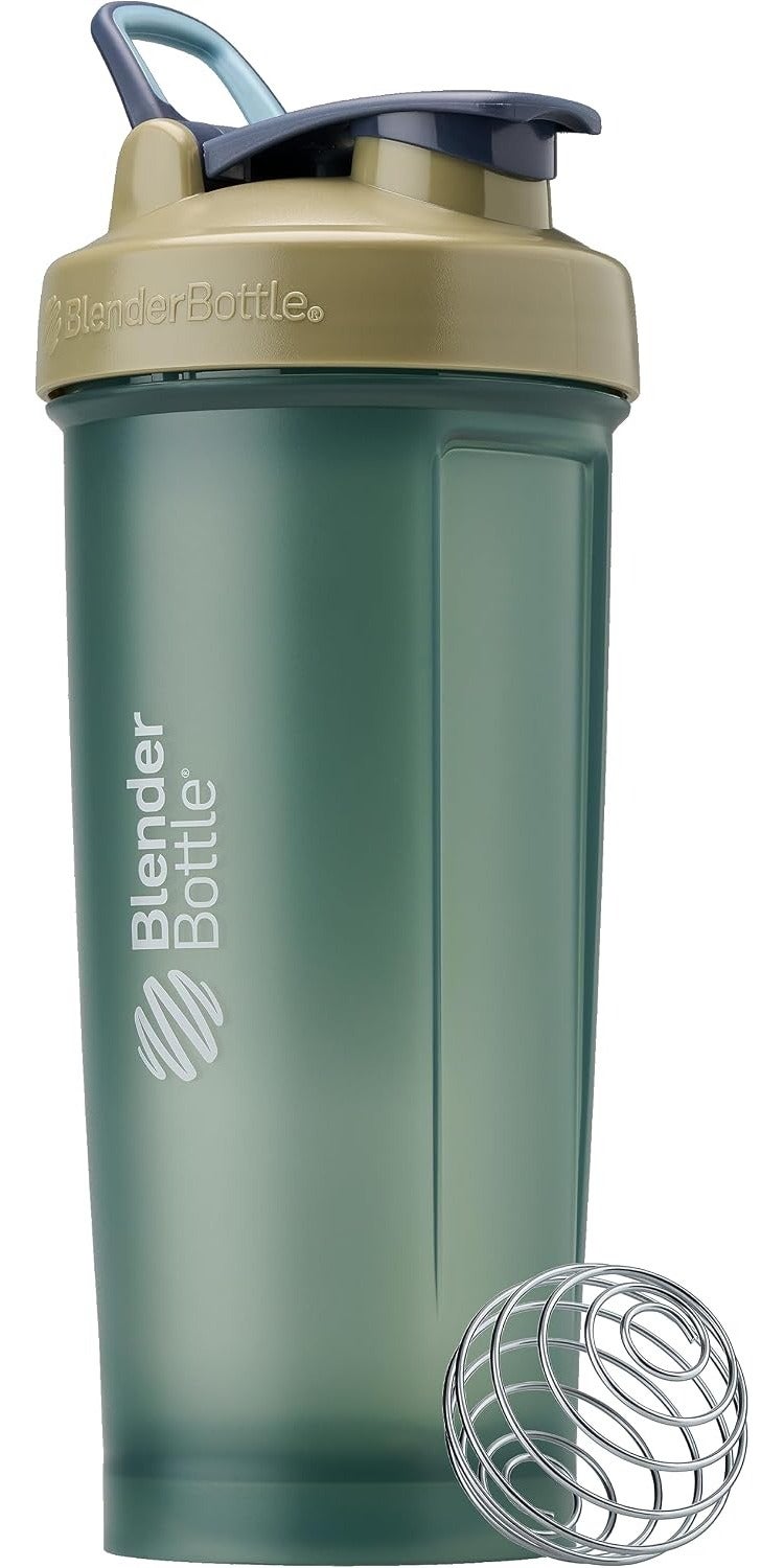 BlenderBottle Classic V2 Shaker Bottle 28oz - Protein Shaker for Shakes & Pre-Workout, BPA-Free, Dishwasher Safe, Tan - Image 2