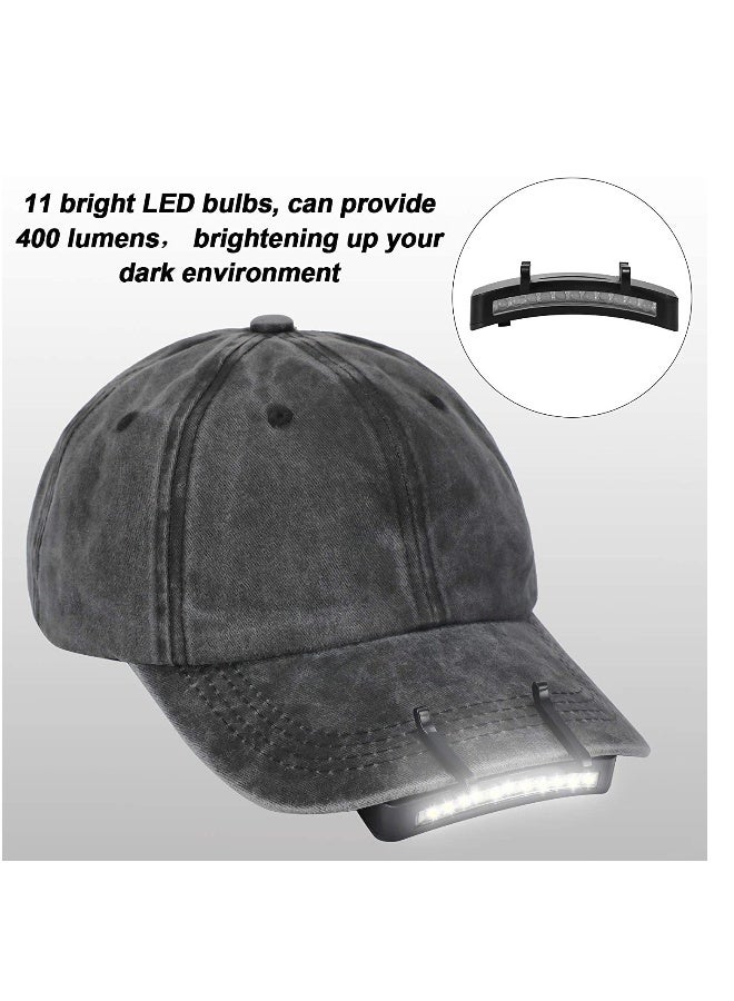 Generic Clip Head lamps Clip on Hat Cap Pocket  Rotatable Light Night Cycling Lighting Hands Free Ultra Bright for Running Fishing Camping  Reading Hiking Emergencies 4PCS Battery Not Included - Image 2