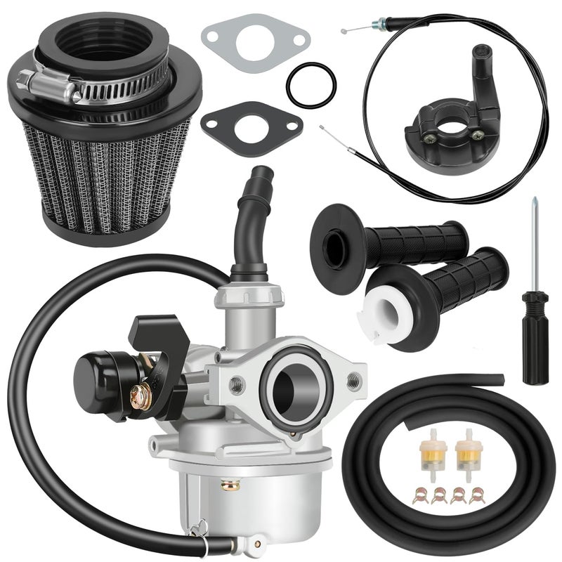 YOXUFA PZ19 19mm Carburetor 78 22mm Throttle Assembly for Apollo TaoTao Baja Coolster110cc 125cc 50cc 70cc Pit Dirt Bike ATV SSR Xmotos XPro Chinese 4 Wheel Quad 4 Stroke Parts