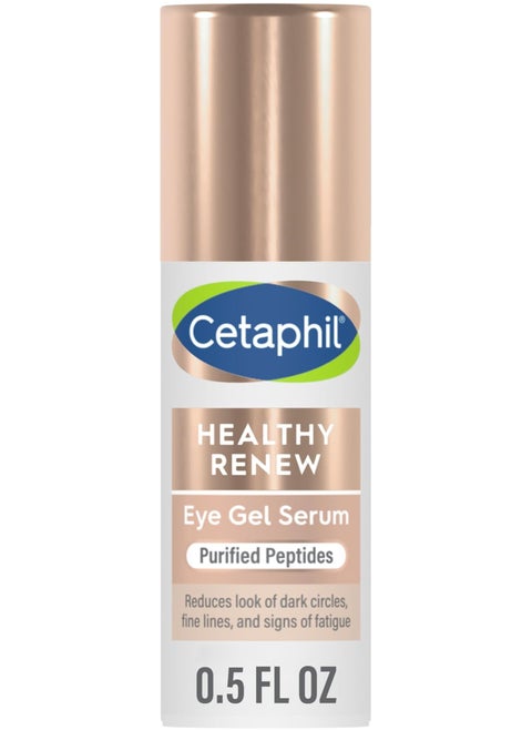 Healthy Renew Hydrating Eye Gel Serum, Retinol Alternative Peptide Serum, Reduces the Appearance of Dark Circles and Wrinkles, 24Hr Under Eye Cream for Anti Aging, For Sensitive Skin 14g