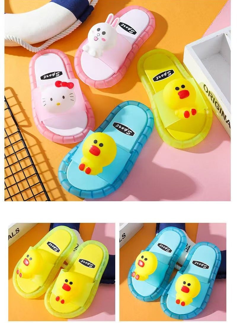 Children's slippers with soft sole, anti slip and luminous sandals, boys' and girls' garden shoes  - Image 5