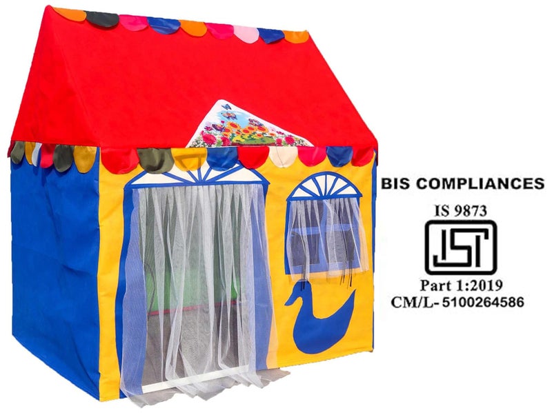 Homecute Hut Type Play Tent House for Kids Toys for 2-12 Years Old Boys & Girls, Small Size Play Tent House for Boys and Girls (Small Size Multicolour) - Image 2