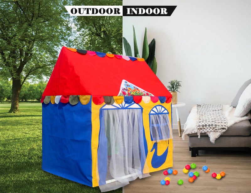 Homecute Hut Type Play Tent House for Kids Toys for 2-12 Years Old Boys & Girls, Small Size Play Tent House for Boys and Girls (Small Size Multicolour) - Image 4