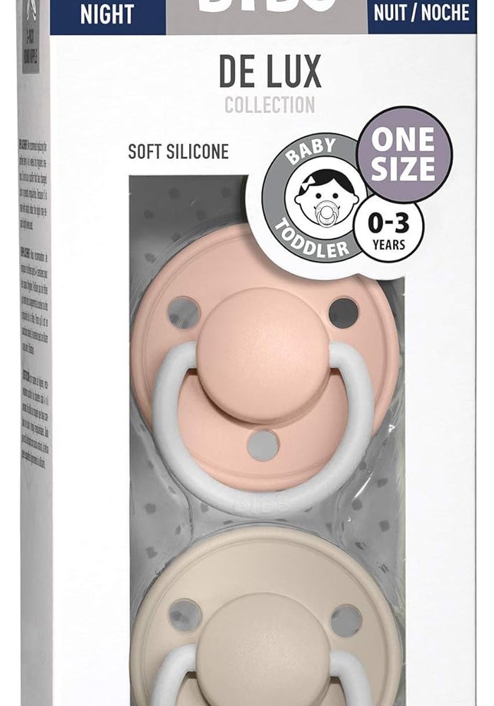 Bibs De Lux, Blush Night / Vanilla Night, 0-36 Months (Pack of 2) - Image 3