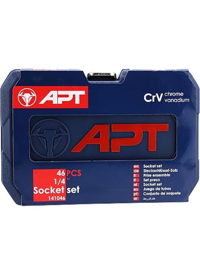 Apt 1/4" Socket & Bit Set – 46 Pieces - Image 3