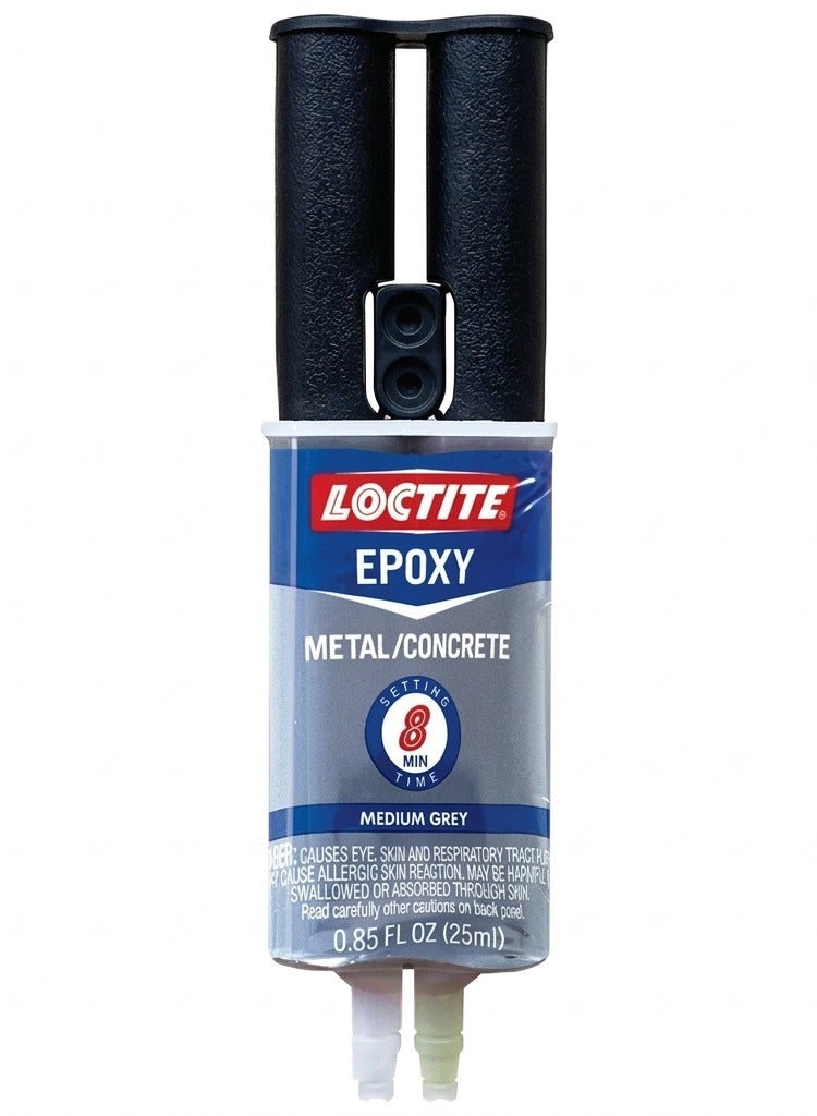 Loctite Epoxy Metal Concrete 25ml – Medium Set Strong Adhesive for Metal Stone Brick Concrete Repair | Dual Syringe High Strength Gap Filling Waterproof Multi-Purpose Epoxy Glue - Image 2