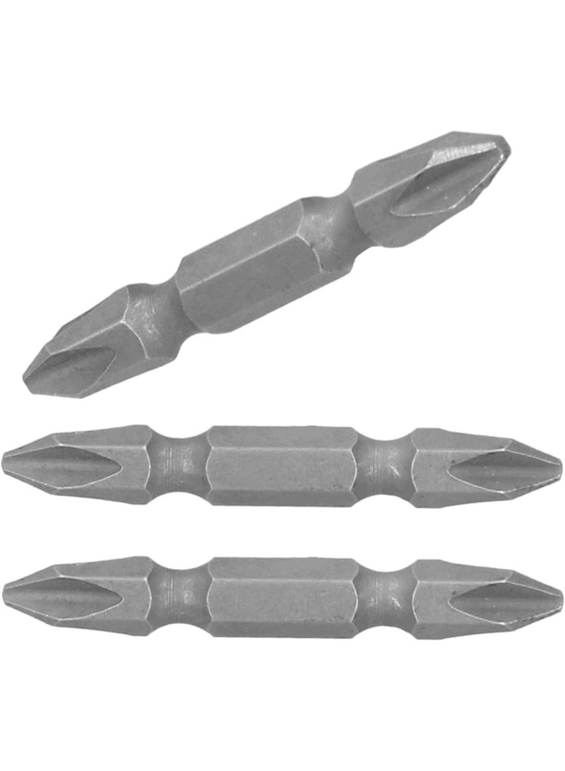 GGOOT Dual- Head Screwdriver Bit  Dual-Head Cross Screwdriver Bit, 10Pcs S1/4 Magnetic Electric Hand Tools, 50mm Hardware  - Image 5