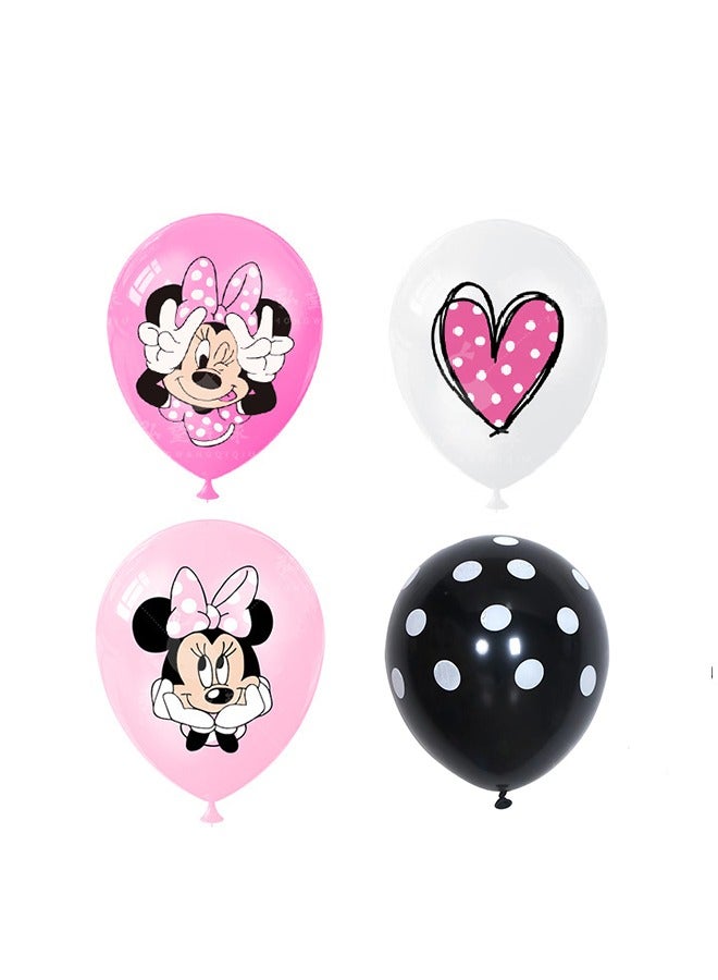 18-piece Minnie Balloon Combo Party Decoration Set - Image 3