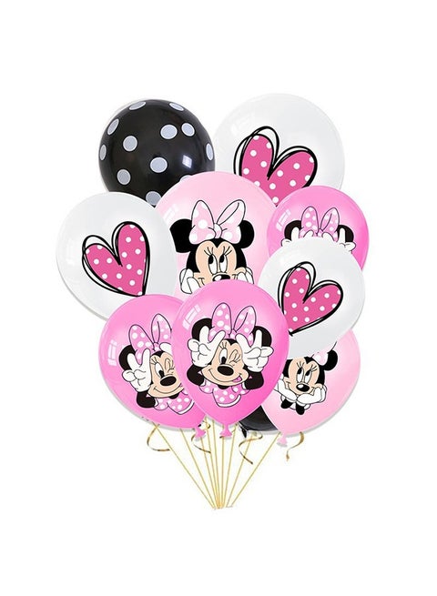 16-piece Minnie Balloon Combo Party Decoration Set