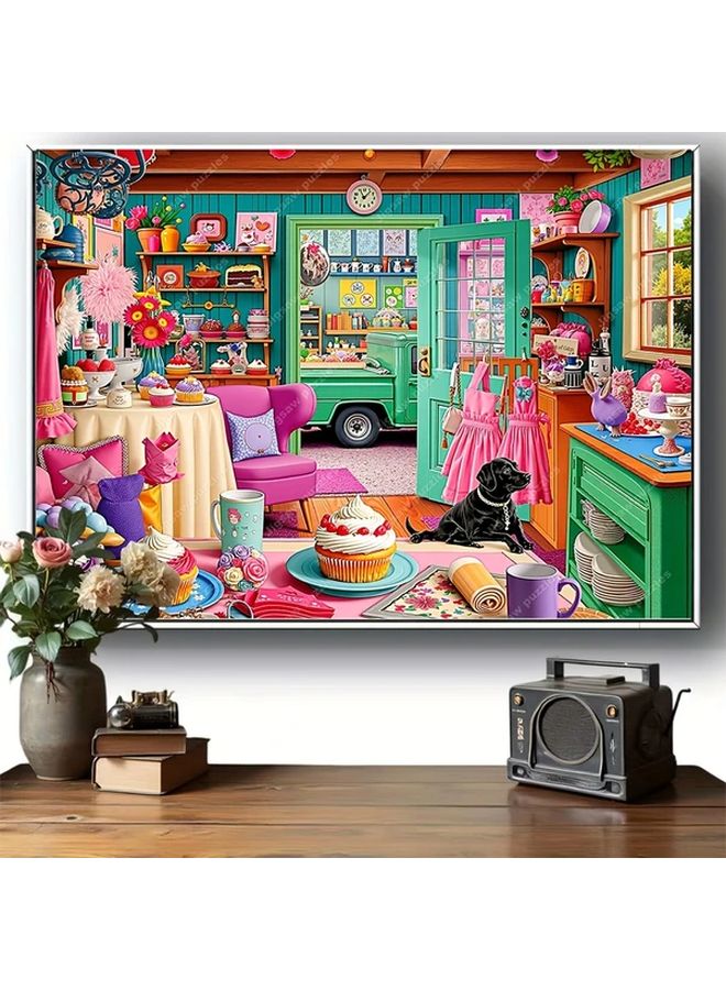 YF3184 1000 Pcs Jigsaw Puzzles For Adults 27 55x19 69 Inch Colorful Home Decor Gift - Image 4