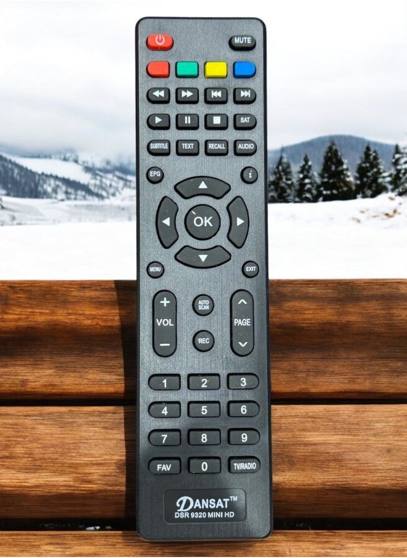Dansat - DSR 9320 Mini HD Universal Remote Control - Ergonomic Design with Full Feature Accessibility - Image 1