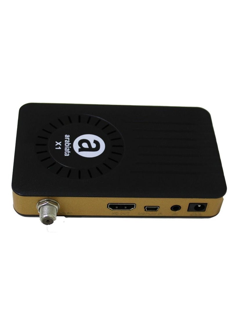 Generic - Arabiata X1 Satellite Receiver - Black - Image 1