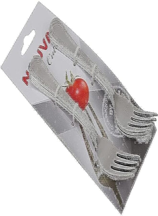Nouval Stainless Forks Set - Silver ,6 pieces , 2724549111987