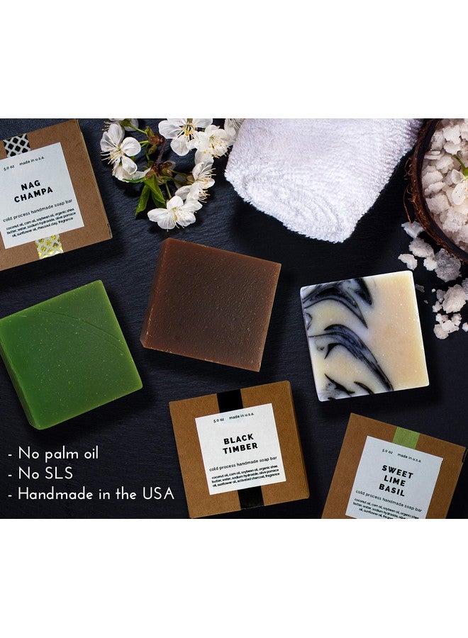 Missame Cold Processed Handmade Soaps In Unisex Fragrances 3 Pack Full Size Bars Made In Usa (Nag Champa) - Image 5