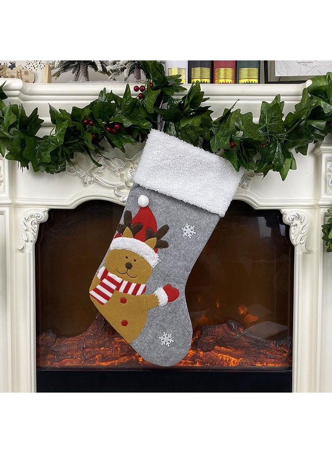 NIBEMINENT Decorative Stocking Multicolour 47.5 x 22.5cm - Image 2