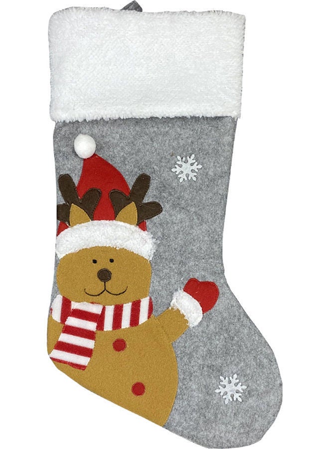 NIBEMINENT Decorative Stocking Multicolour 47.5 x 22.5cm - Image 1