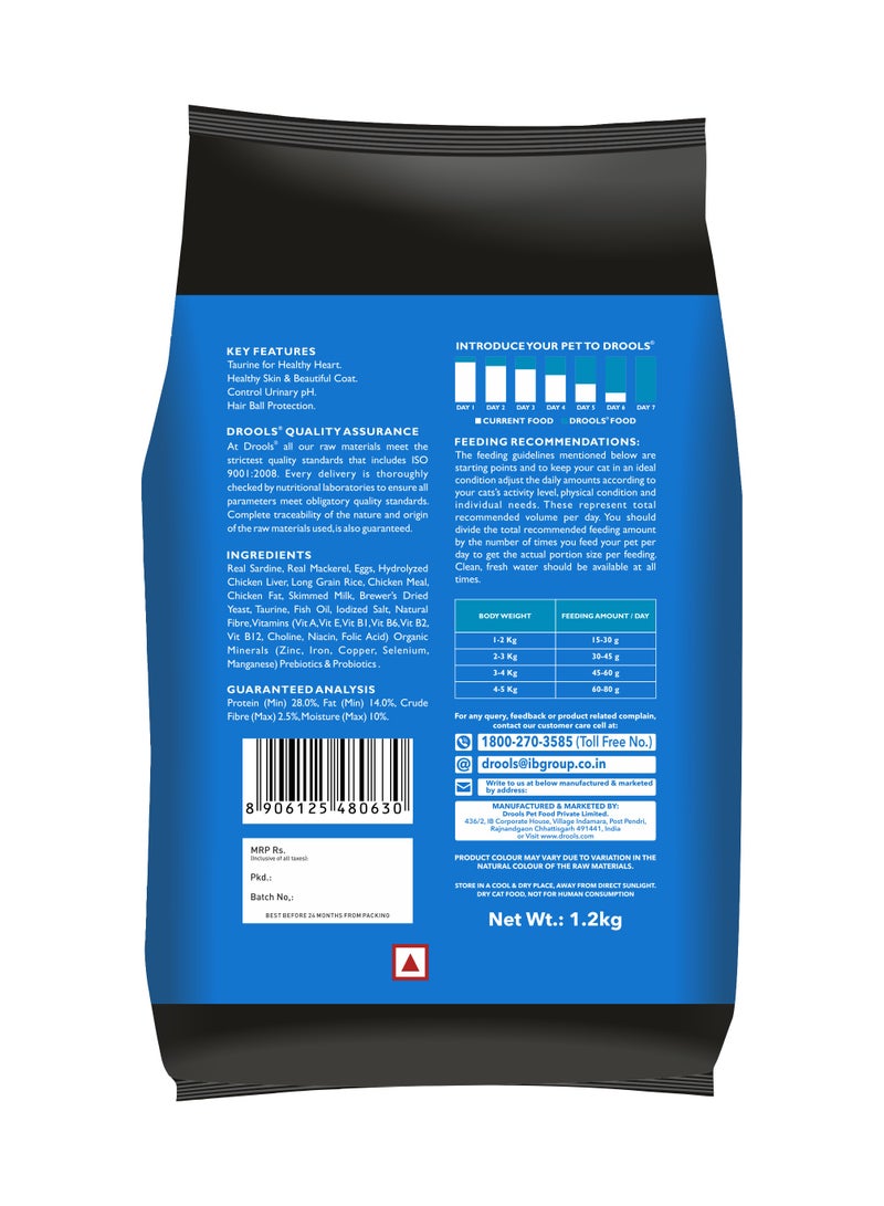 Drools Ocean Fish Cat Food 1.2kg - Image 2