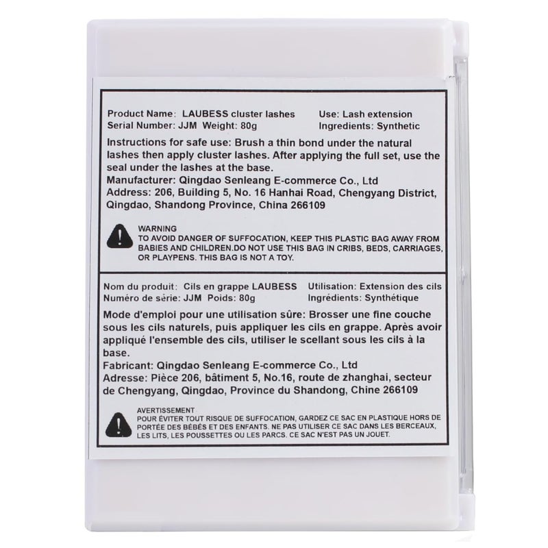 LAUBESS Lash Clusters 10D+20D Individual Lashes C Curl Cluster Lashes Mixed Length Eyelash Clusters DIY Lash Extension Kit Cluster Eyelash Extensions (10D/20D-0.07C, 9-16mm) - Image 5