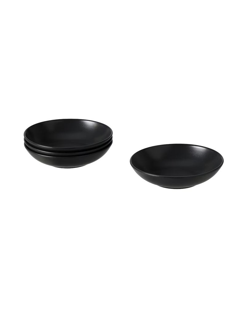 طبق عميق ، رمادي غامق غير لامع 19 سم - Image 1