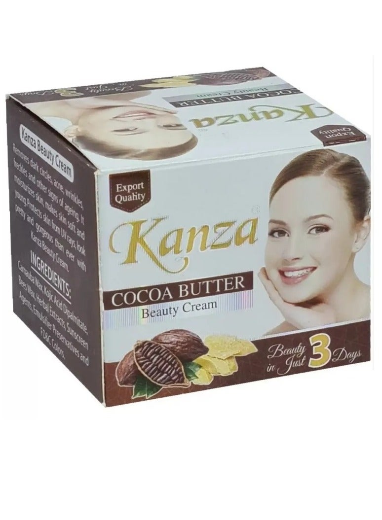 Kanza 3 Pieces of Cocoa Butter Beauty Cream 3x50g - Image 3
