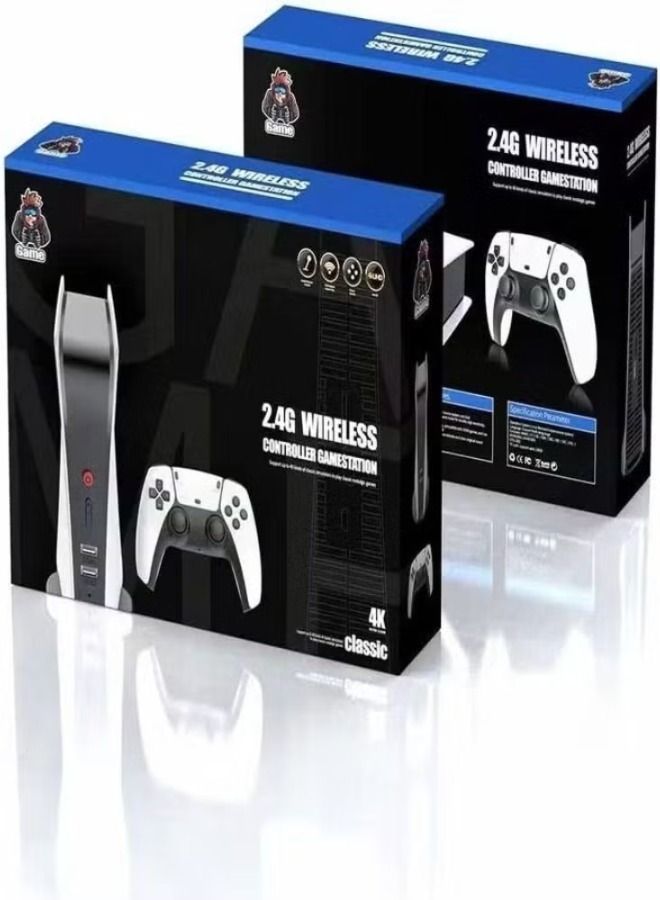 M5 Game Box 4k HD Output Retro Video Game Box With Consoles Dual 2.4g Wireless Controllers Tv Console Stereo Simulators Inside  - Image 1