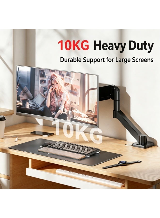 Ergonomic Extra-Wide Monitor Stand, Suitable For Flat And Curved Monitors Up To 32 Inches, Supporting Screens Up To 32 Inches - Load Capacity Up To 10 Kg. - Image 3