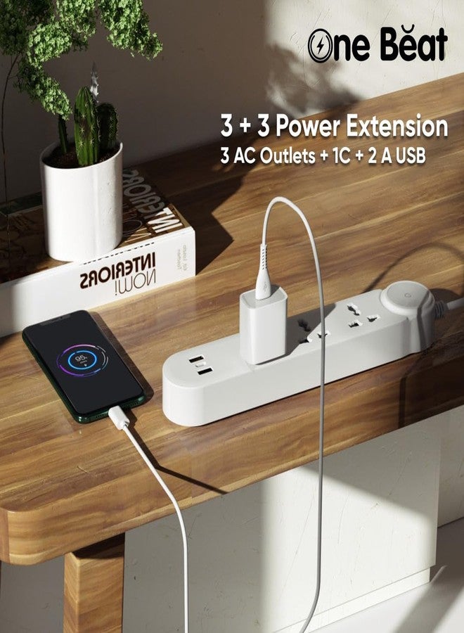 One Beat Universal Sockets and USB Charging Ports with Indicatori Plug Socket (GO 3+) - Image 5