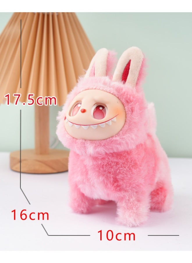 Glowing Plush toy Interactive Electronic Pet, Plush Toy with Sing and Dance Movements Animated Walking Wiggle，Body Gifts for Toddlers Birthday (Pink) - Image 2
