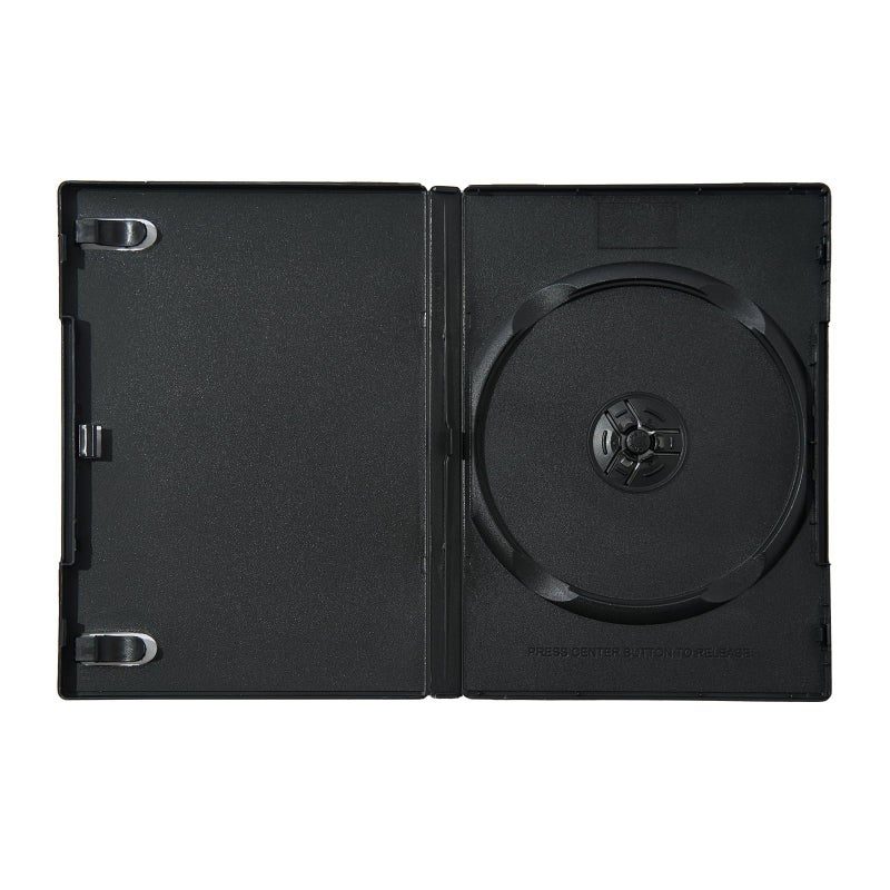 Maxtek 5 Pack Standard 14mm Black Signle Disc CD, DVD, Blu-Ray Disc Cases with Outter Clear Sleeve - Image 5