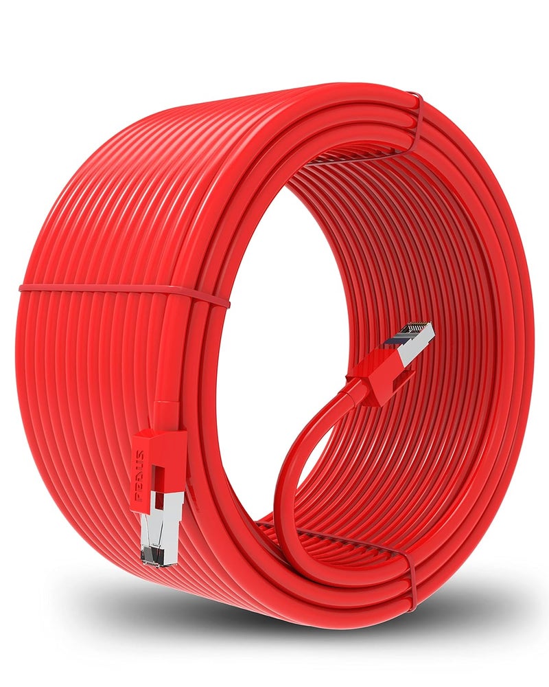 FEDUS Cat6 Ethernet Cable,High Speed 550Mhz/70 Meter 10 Gigabit Speed Utp Lan Cable,Network Cable Internet Rj45 Cable Lan Wire,Patch Computer Cord Gigabit Category 6 Wires For Modem(229 Feet),Multicolour - Image 1